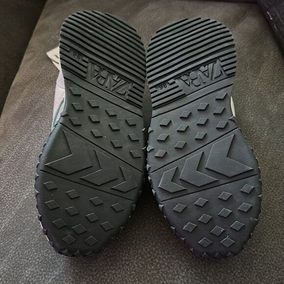 ZARA Kids | Gray | LEATHER SNEAKERS - Picture 10 of 10